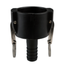 2 Part C PP Cam Coupling - 1 1/2 Hose Tail