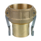 1 1/2 x (38mm) Brass Part C Cam RS DIN 2817 Coupling