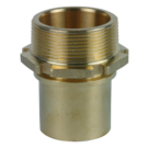 4 NPT x 4 (100mm) Brass Male RS DIN 2817 Coupling