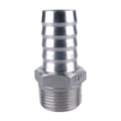 3/8 BSPT x 1/2 316 St/St Forged 150lb Hex Hose Tail