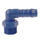 1/4 BSPT x 5/16 Ny M 90deg Hose Tail