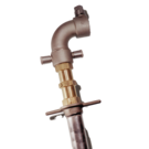 2 1/2 Inch Single Swivel Plug In Head Standpipe with Double Check Valve