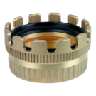 MKV-50 Brass Tank Truck Female Collar x 2 BSP Female