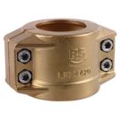 19x6mm Brass RS Safety Clamps (Hose OD 30-33mm)