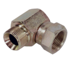 1 BSP Male Female Compact Elbow Hydraulic Adaptor