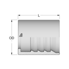 Standard 1/2" Ferrule (S) 2/3 Wire and SPHFF-STD ESK-404 -08