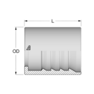 Standard 1 1/4" Ferrule (S) 1SNHFF-STD ESK-104 -20