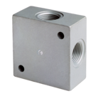 3033 Camozzi 1/8 BSP Female Cross Block