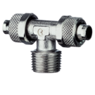 1410 Camozzi 12x10mm 1/2 BSP Male Branch T