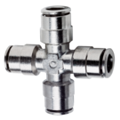 6600 Camozzi 8mm Equal Cross Connector