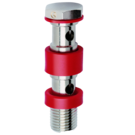 1635 Camozzi -02 1/4 BSP Long Stem Double Banjo Bolt