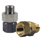 3/8 M - F HD Compact Nickel Plated Swivel