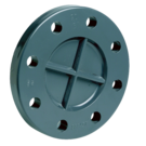 2 NP10/16 PVC Blanking Flange Drilled
