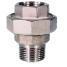 2 BSPT 316 St/St Hexagon Union MF