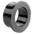1 1/2 Plain PVC Serrated Face Stub Flange