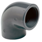 1 1/4 BSP Plain PVC 90deg Elbow