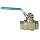841 St/St 2 Piece Ball Valve Full Bore 1 1/2 BSP