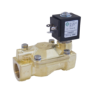 3/4 Brass Servo-assisted N.Closed Solenoid Valve
