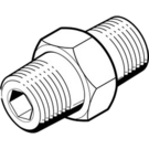 ESK-1/8-3/8 Festo Double nipple