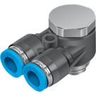 QSYLV-G1/2-12 Festo Push-in Y-fitting