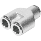 NPQM-Y-Q8-Q6-P10 Festo Push-in Y-connector (10 Pack)