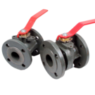 181 PN16 Flanged Cast Iron Ball Valve 4