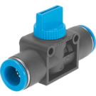 HE-3-QS-10 Festo Shut-off valve