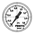 MA-50-1,6-G1/4-MPA Festo Pressure gauge