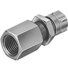 QCK-1/8-PK-4-B Festo Bulkhead quick connector (10 Pack)