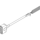 NEBM-S1G15-E-7-Q7-LE6 Festo Motor cable