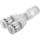 NPQP-Y-R18-Q8-FD-P10 Festo Push-in Y-fitting (10 Pack)