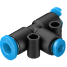 QSMT-4-3 Festo Push-in T-connector (10 Pack)