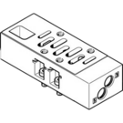 VABF-S1-2-F1B1-C Festo Flow control plate
