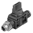 HE-2-3/8-QS-10 Festo Shut-off valve