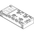 CPX-AB-4-M12X2-5POL-R Festo Manifold block