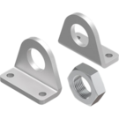 HBN-20/25x2 Festo Foot mounting