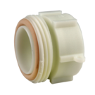IBC White PP Male Female Adaptor 2 RJT - S60x6