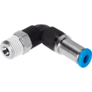 QSKL-3/8-10 Festo Self-sealing push-in L-fitting