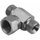 1 BSP Male Male Female Hydraulic Tee Adaptor
