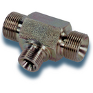 3/8 x 1/4 BSP Male Reducing Branch Hydraulic Tee Adaptor