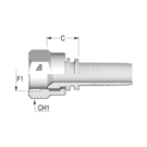 Standard 2" JIC Female (TN) x 2" HFF-STD FS JIC -32-32 TN 70