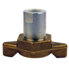1 BSP Tipper Coupling Male Plug (Female Threaded)