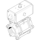 VZBA-4-GG-63-T-22-F10-V4V4T-PP240-R-90-C Festo Ball valve actuator unit