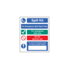 Fosse For Emergency Spill Team Sign RP 300 x 250mm