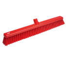 Vikan Soft/Stiff Floor Broom 600mm Red (Was 319434)