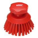 Vikan Stiff Hand Scrub Brush 95mm Red