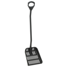 Vikan Shovel With Drain Holes Black 1300 mm