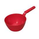 Vikan 1 Litre Round Scoop Red