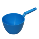 Vikan 2 Litre Round Scoop Blue