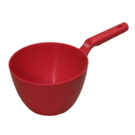 Vikan 2 Litre Round Scoop Red